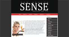 Desktop Screenshot of healthsense.co.za