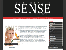 Tablet Screenshot of healthsense.co.za